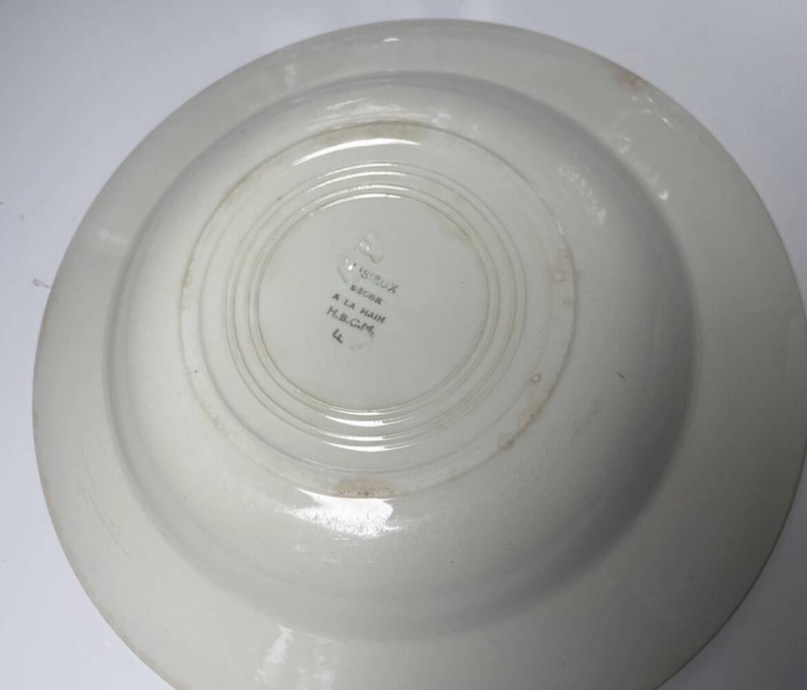 Floral deep plates hbcm