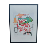 Wharol / Basquiat collaboration screen print