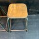 Paire de tabourets industriel