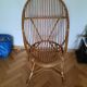 Rattan basket armchair