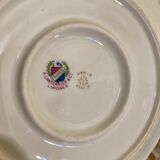 Limoges sauce boat A. Lanternier 1911 gold and blue edging