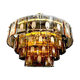 Chandelier framework Fontana Arte Murano 1970 Crystal