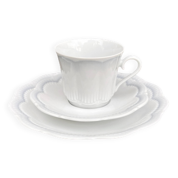Service à petit-déjeuner Schirnding Bavaria – années 1960, signé, porcelaine Art déco