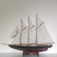 Collection model of the three-masted schooner L'Atlantide.