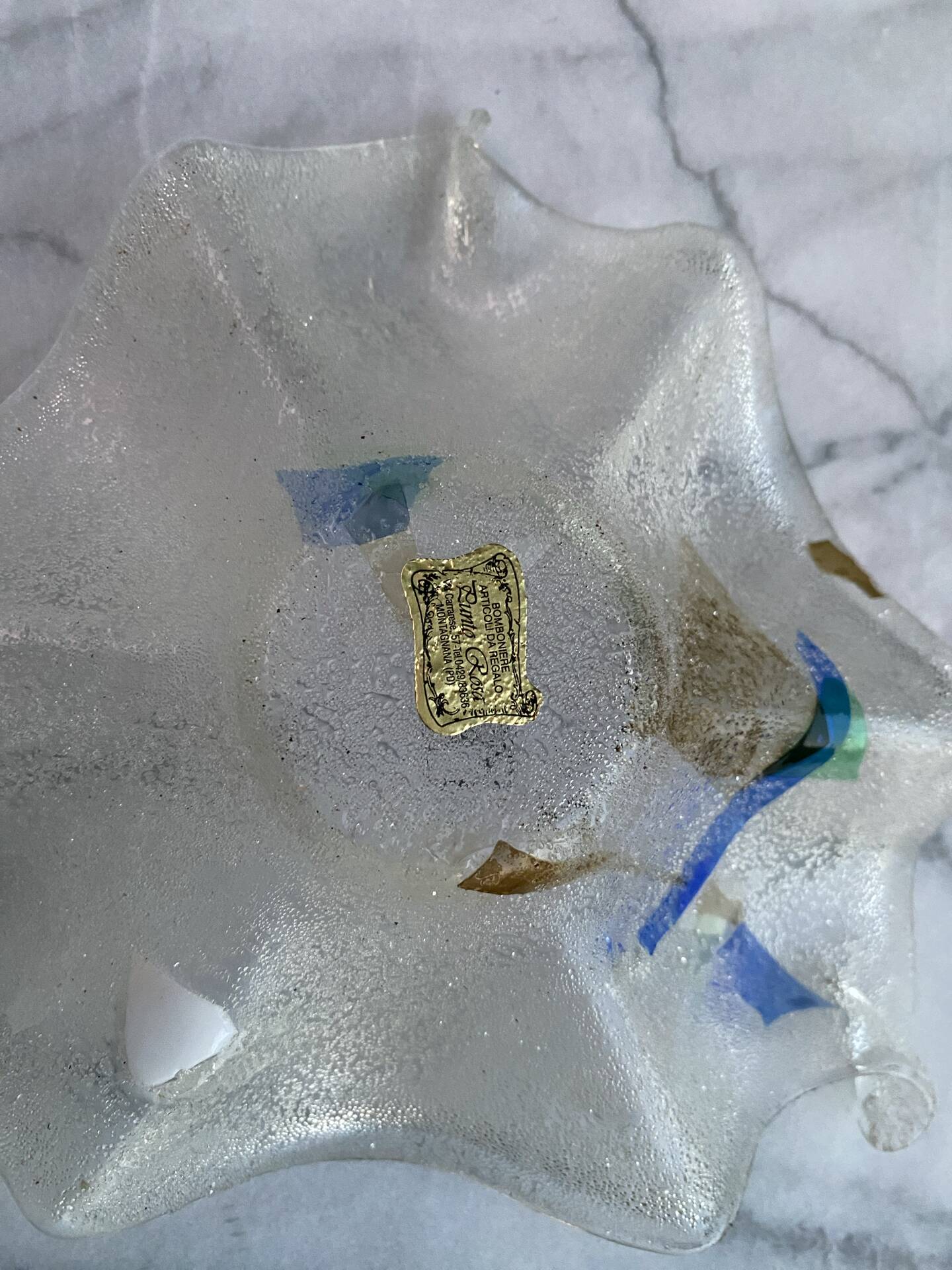 Vintage Murano glass bowl / ashtray – Italy