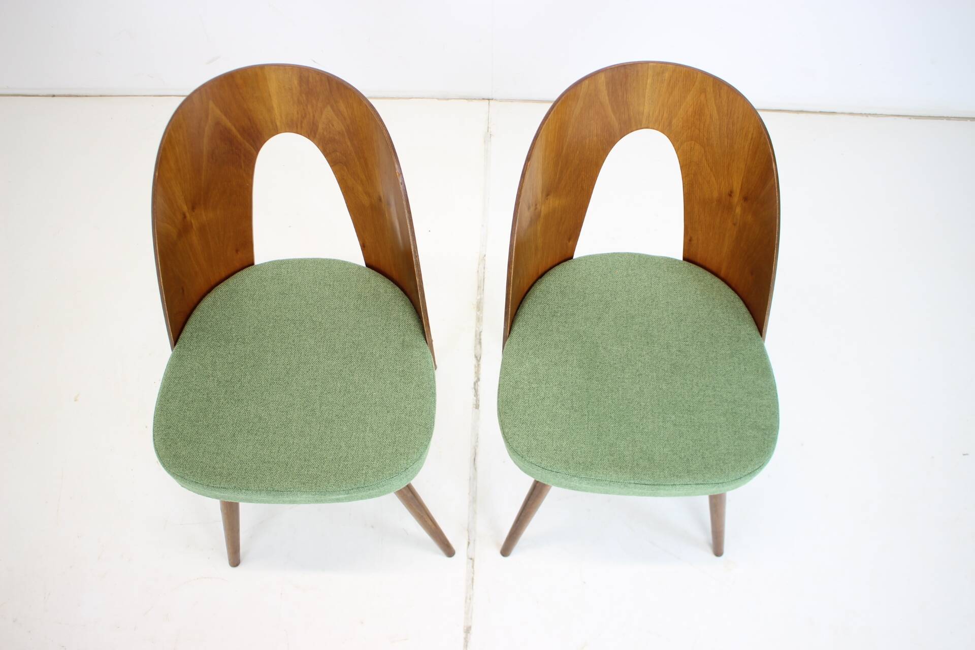 1960s Antonin Suman Set of Two Dining Chairs, Czechoslovakia