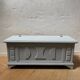 Light grey wood chest