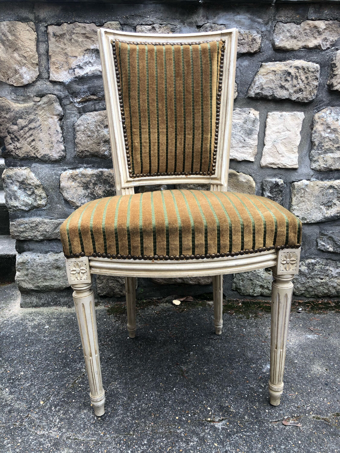 Four Louis XVI style chairs