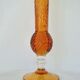 Amber vase on foot