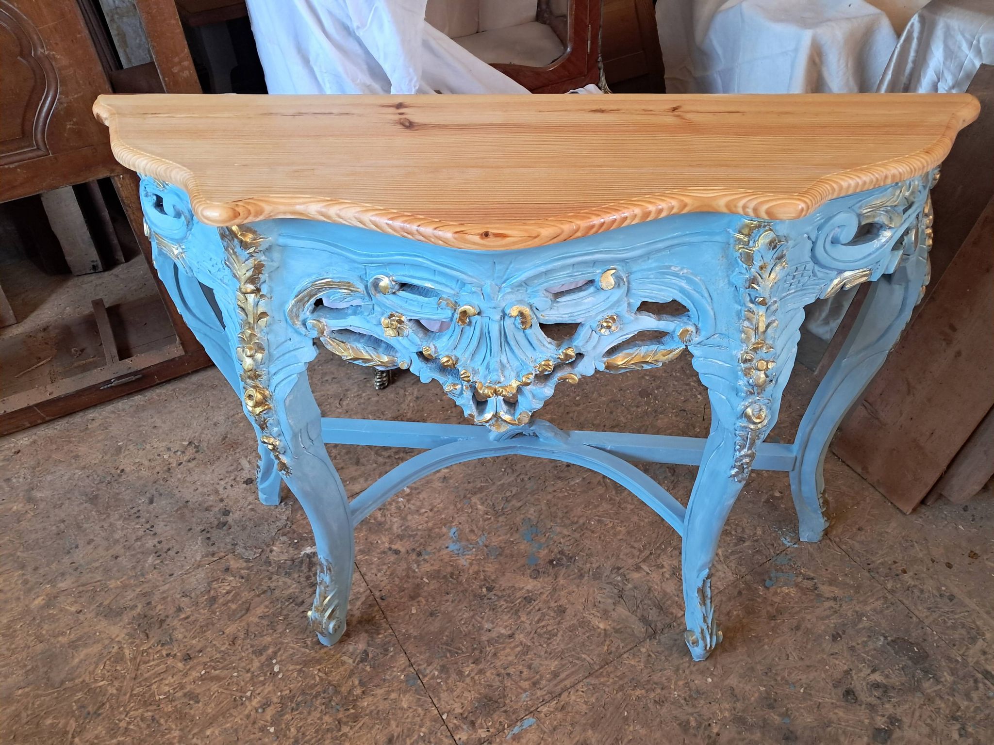 painted console