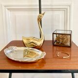 Brass swan 22 cm