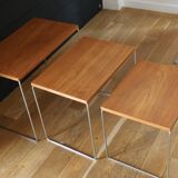 3 modernist nesting tables