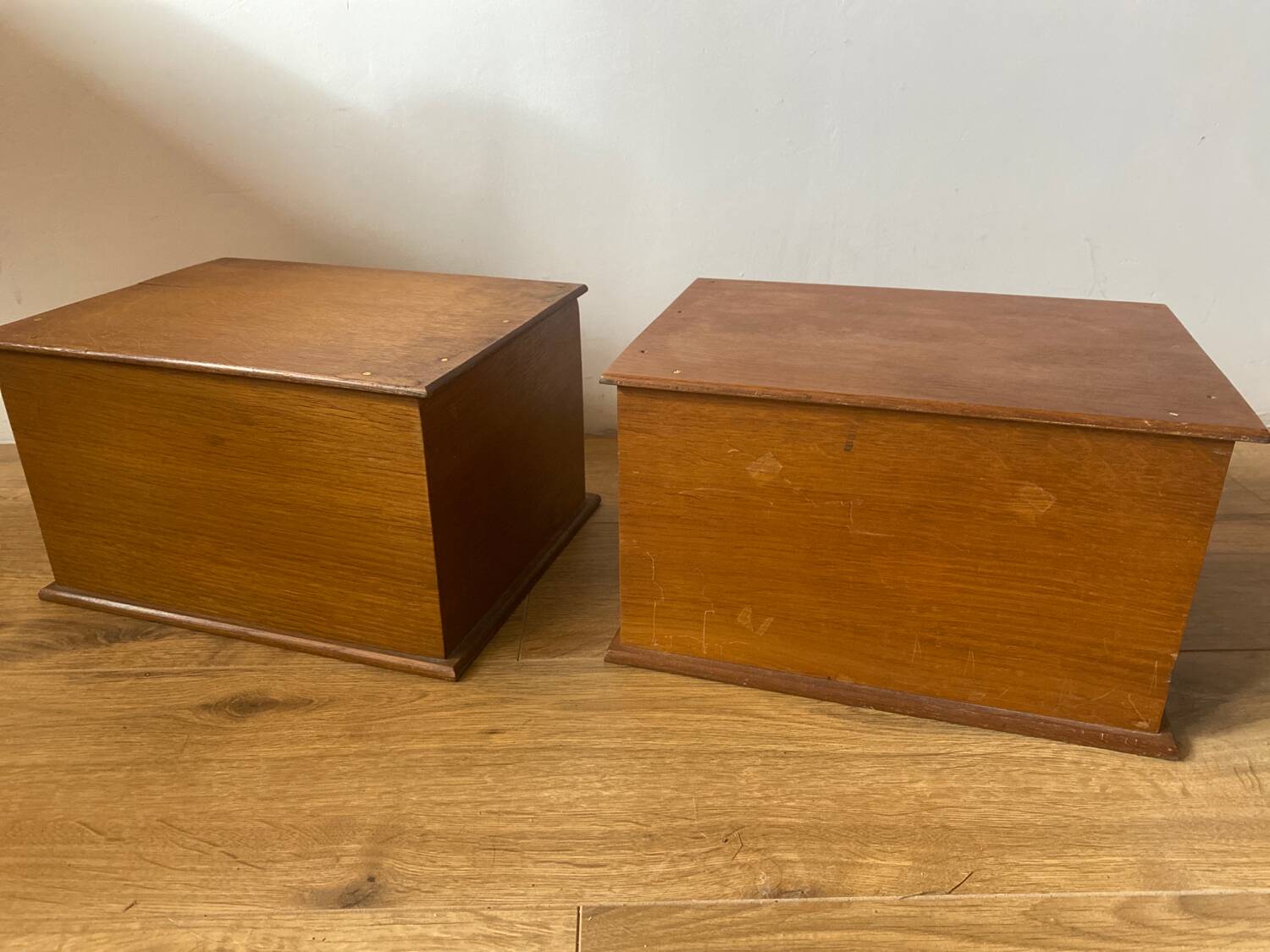 Two Wooden Office Mail Sorter