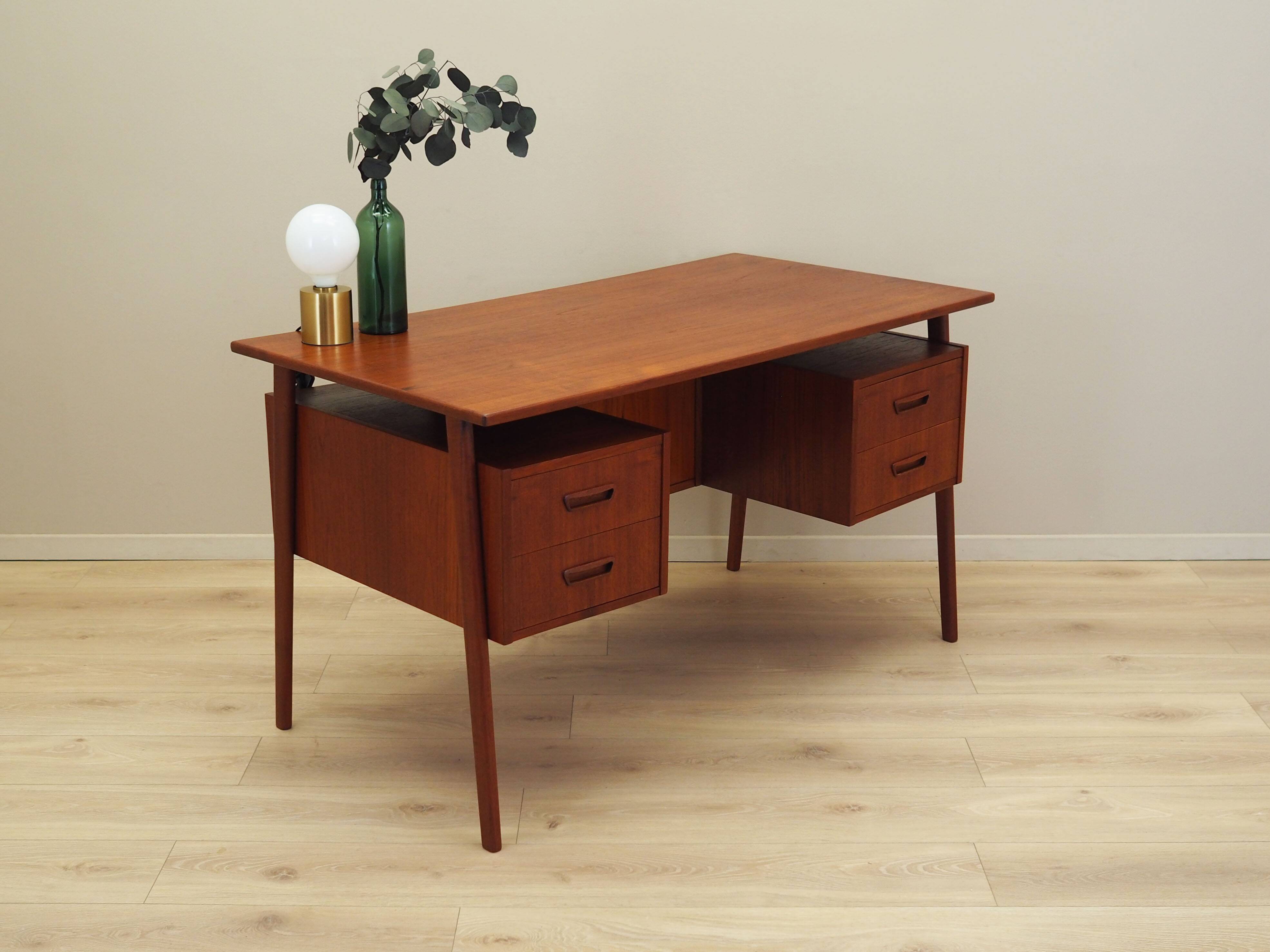 Teak desk, Danish design, 1960s, production: Denmark