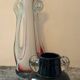 Two vintage ear vases made of Murano glass.