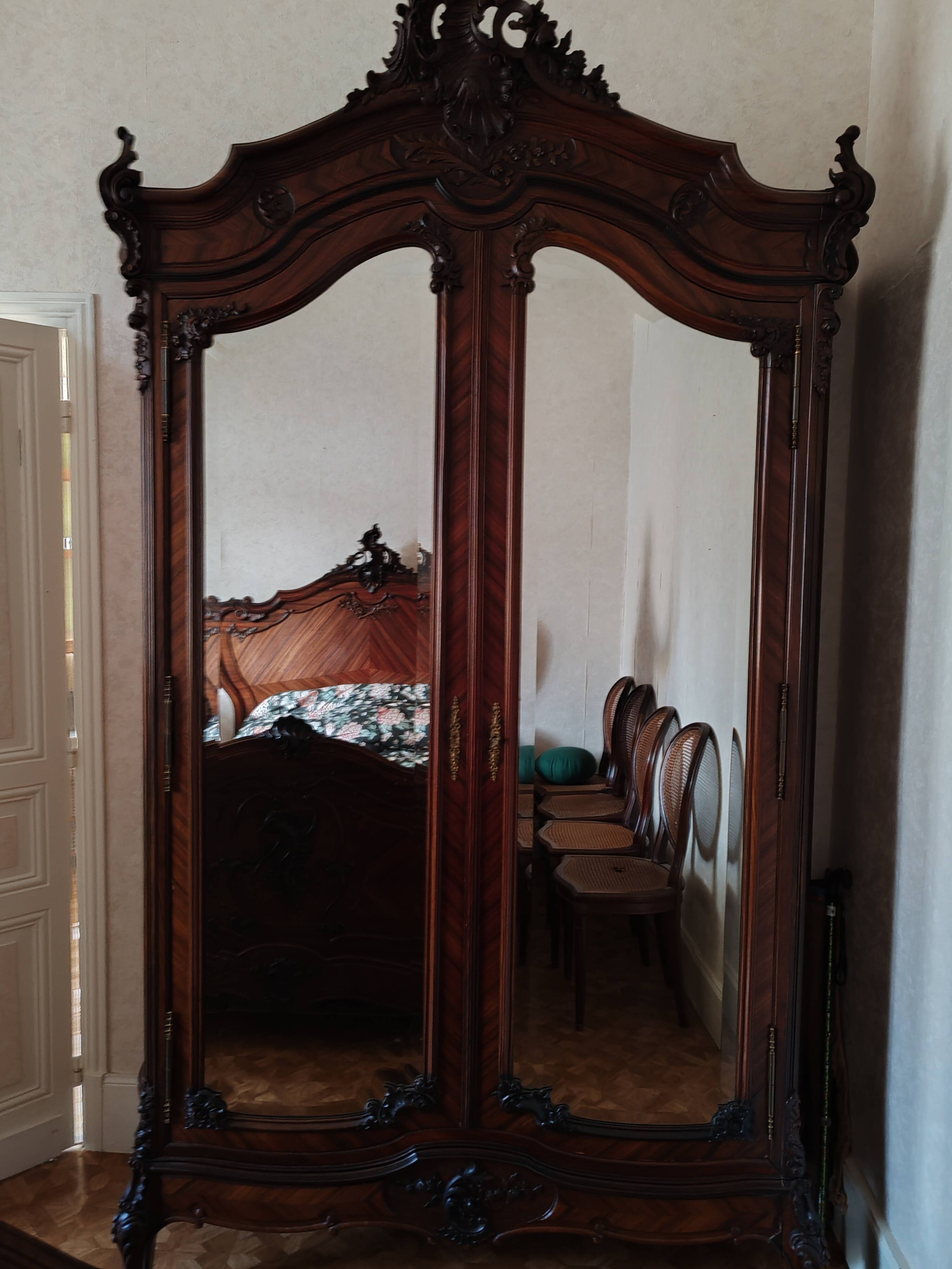 rococo style wardrobe