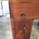 Set of 6 varnished pine chairs
