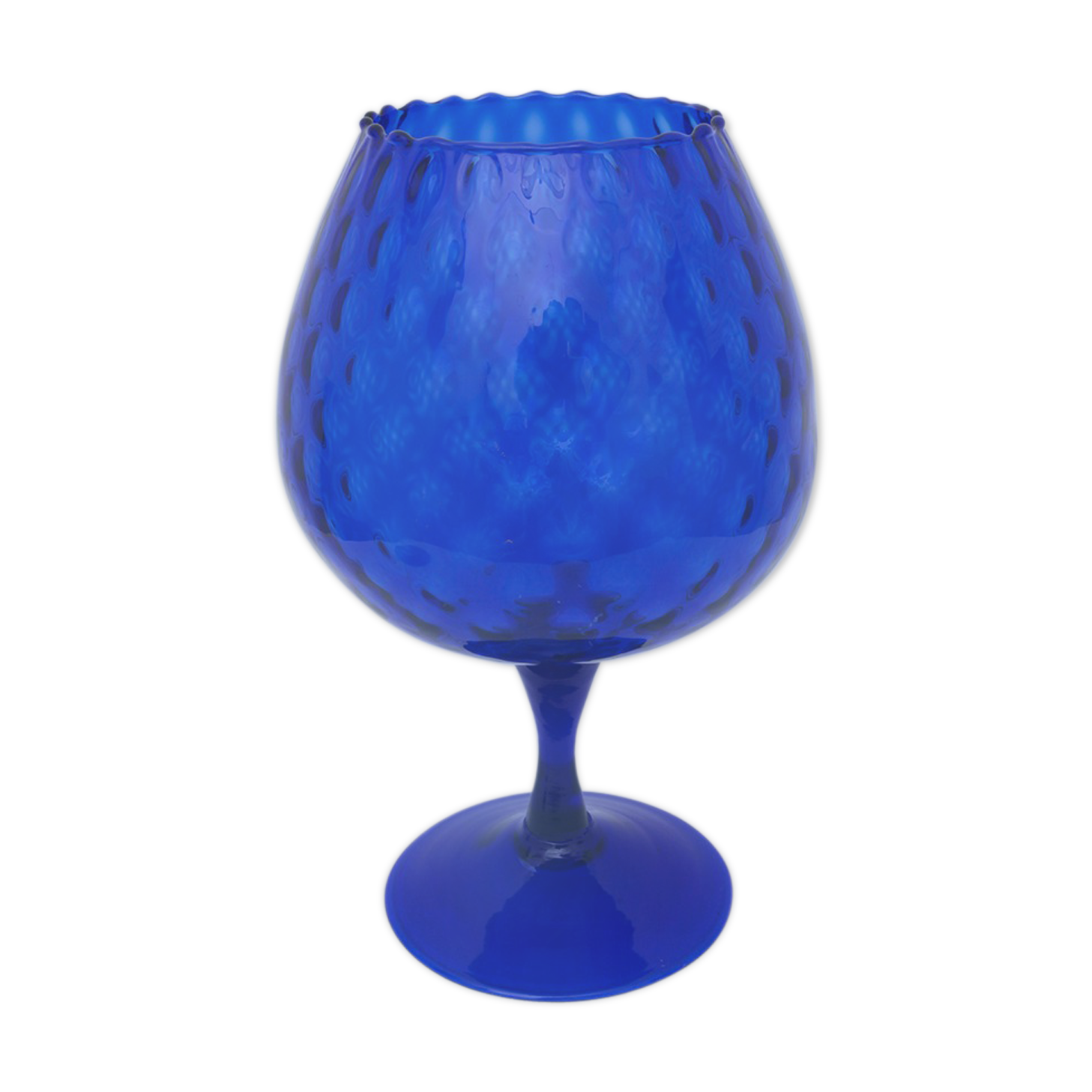 Large vase blue glass king