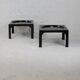 Pair of space age fiberglass coffee tables, Circa 1970