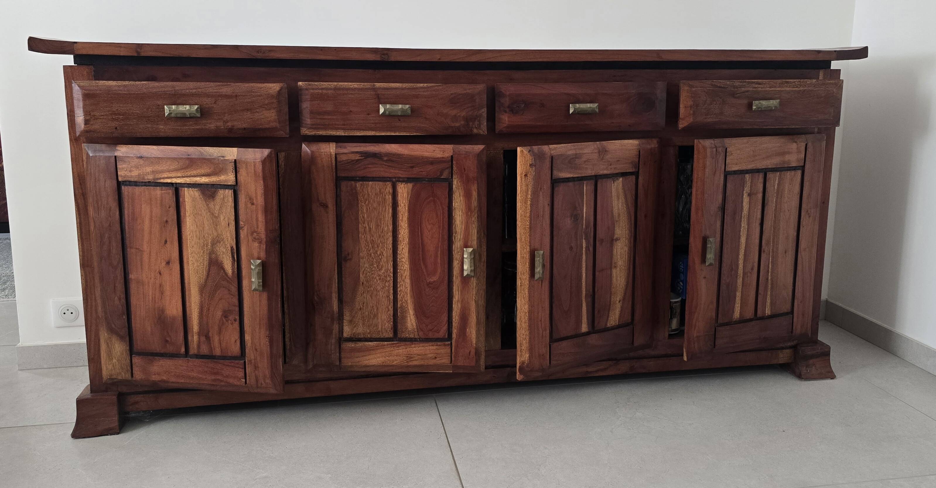 Grand Buffet / Teak Sideboard – Colonial Style / Sideboard