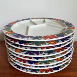 8 plates to Acapulco from Villeroy and Boch 1960 compartments