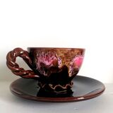 Ceramic lunch cup Vallauris 1960