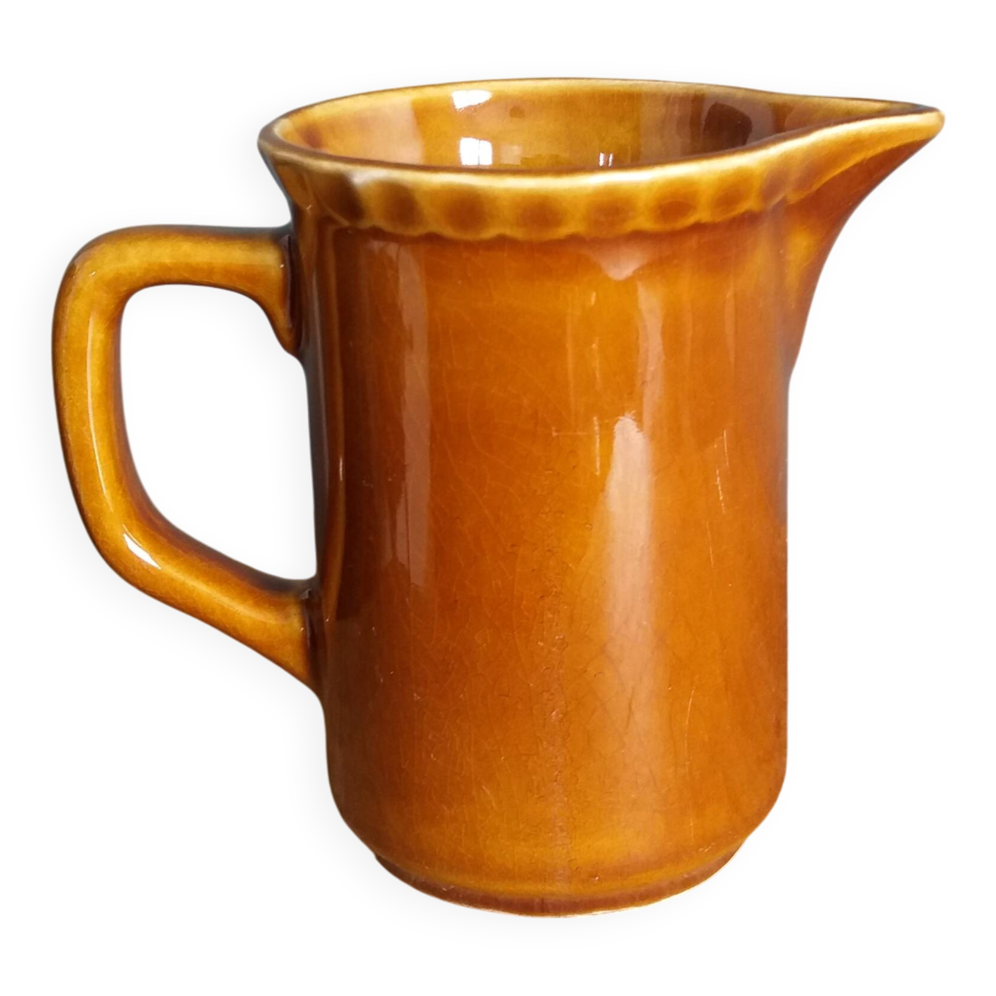 Jug milk pot Digoin Sarreguemines