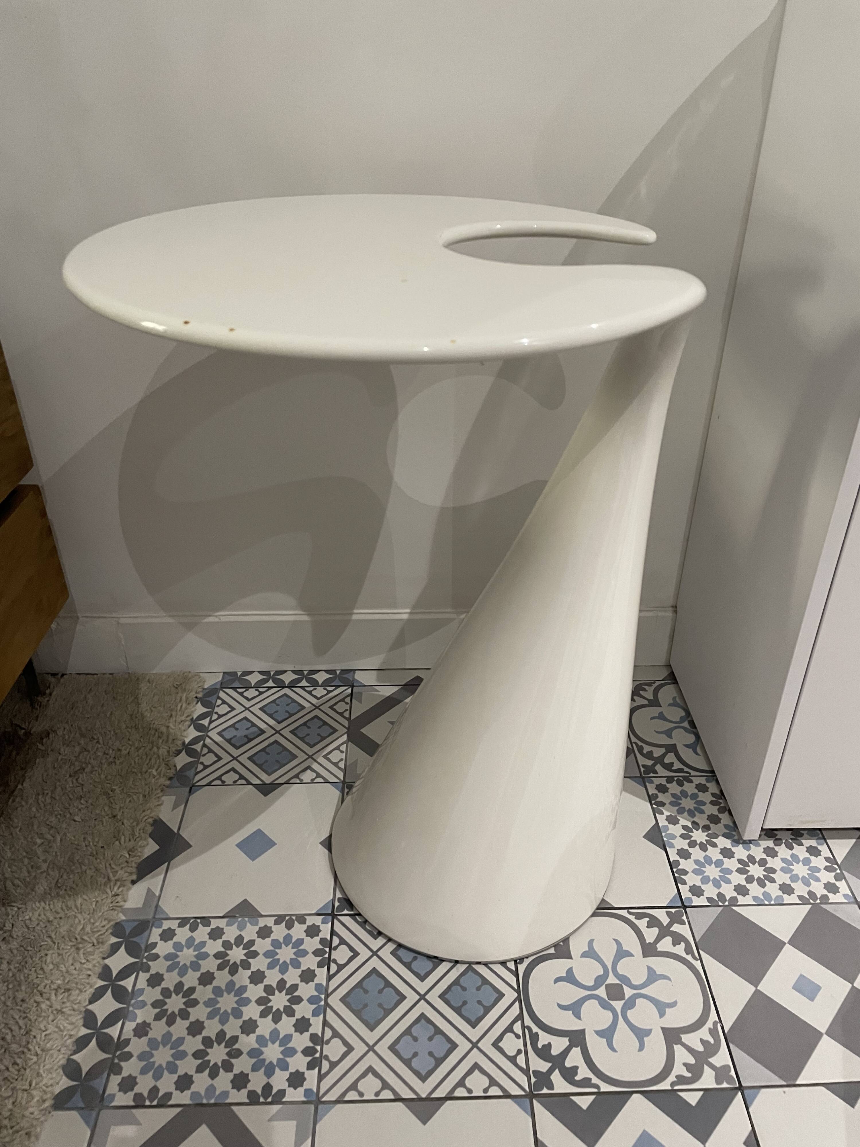 70s pedestal table