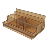 Plexiglas desk set
