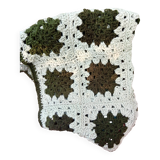 Patchwork crocheted plaid
