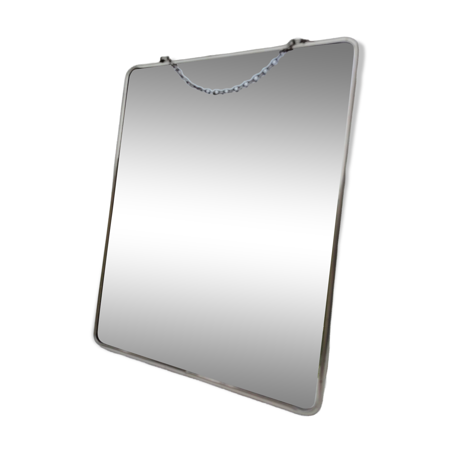 Vintage 50s simple barber mirror decoration