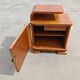 Pair of Art Deco bedside tables renovated in ash, 1930s.
