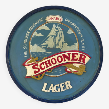 Canada's Schooner Lager advertising panel