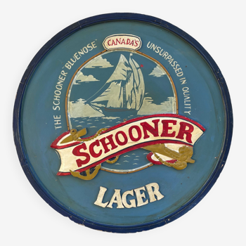 Panneau publicitaire  Canada's Schooner Lager