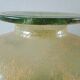 Large heart-shaped vase - glass & resin ribbed applications