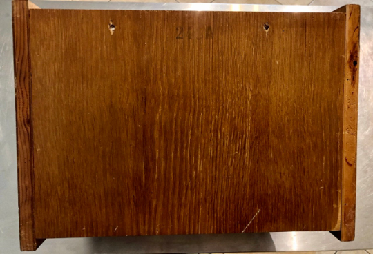 Vintage 1960s light wood wall exterior