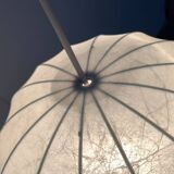 German mid-century cocoon pendant lamps by Friedel Wauer for Goldkant Leuchten, 1960s, set of 2.