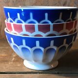 Series of 3 bowls Digoin Sarreguemines