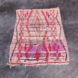 Pink Boujad Moroccan rug - 171 x 147 cm