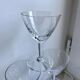 Lot 6 crystal wine glasses engraved 50s