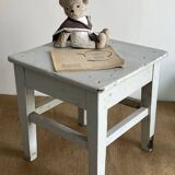 Old workshop stool, running board