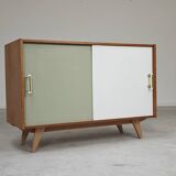 U-452 Green and White Sideboard by Jiri Jiroutek for Interier Praha 1960