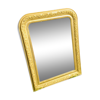 Miroir ancien doré style Louis Philippe - 73x57cm