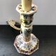 Former Moustiers ceramics painted vintage candlelight