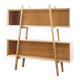 Scandinavian shelves oak