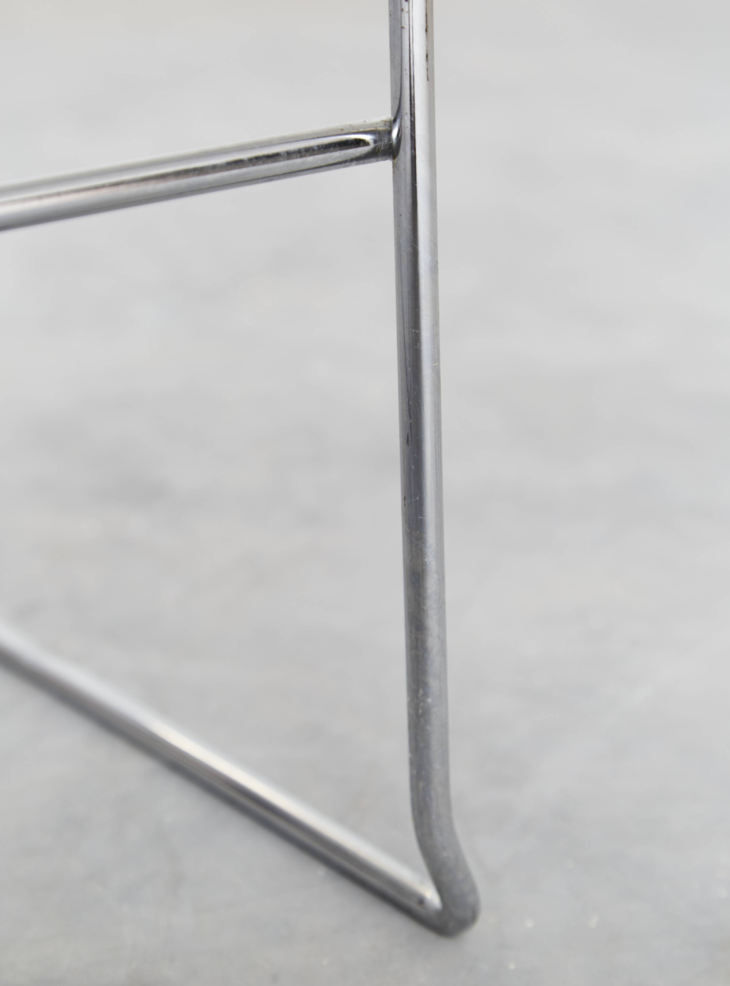 Leather barstools by Giandomenico Belotti for Alias, 1980s, set of 6
