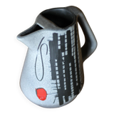 Pichet Vallauris François Caleca, pichet céramique signé, carafe céramique, moderniste, 50's