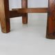 Paire de chaises en chêne massif vintage des années 70