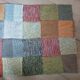 3 patchwork blankets knitted by hand