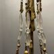 Italian Liberty Bronze Chandelier, 1940s